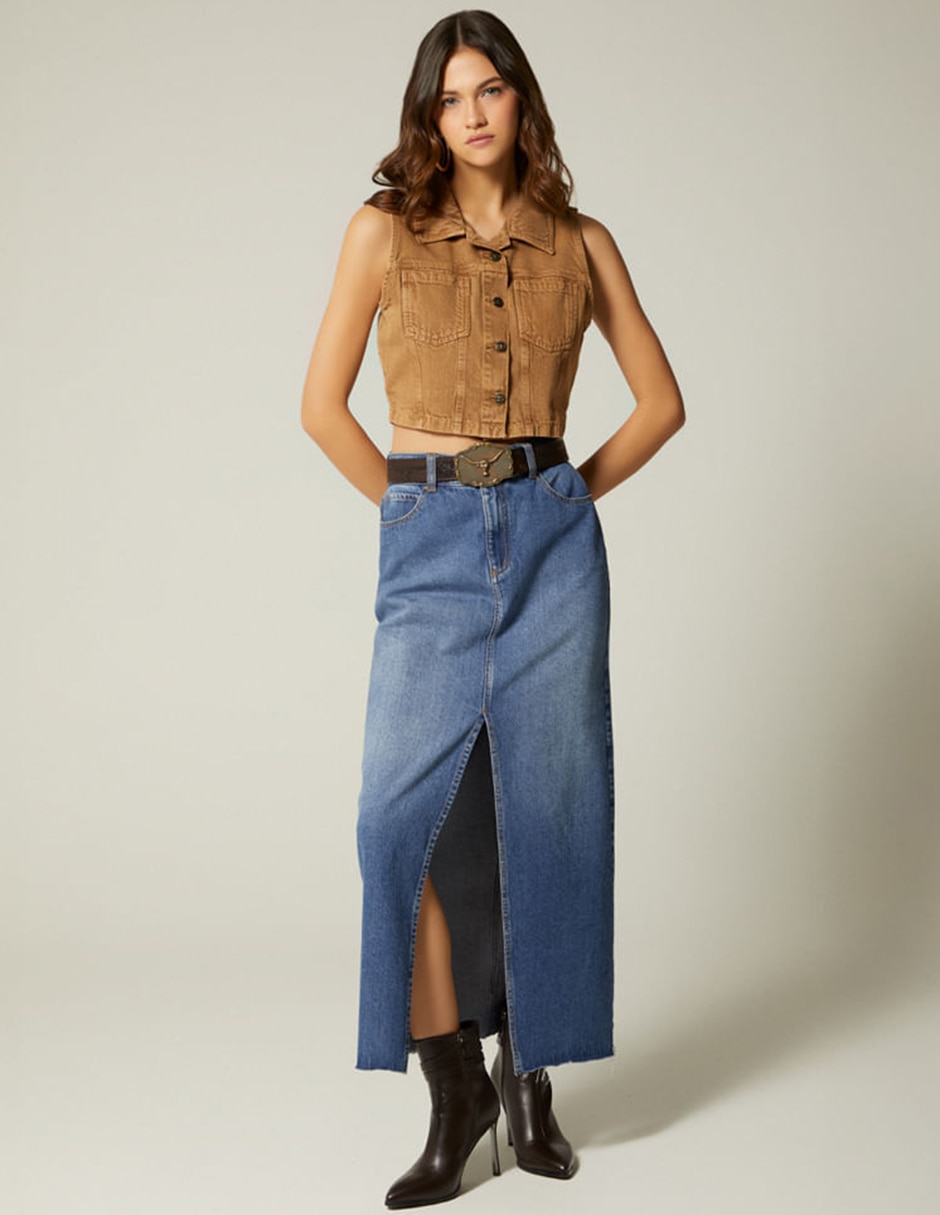 Chaleco studio f de algodón para mujer