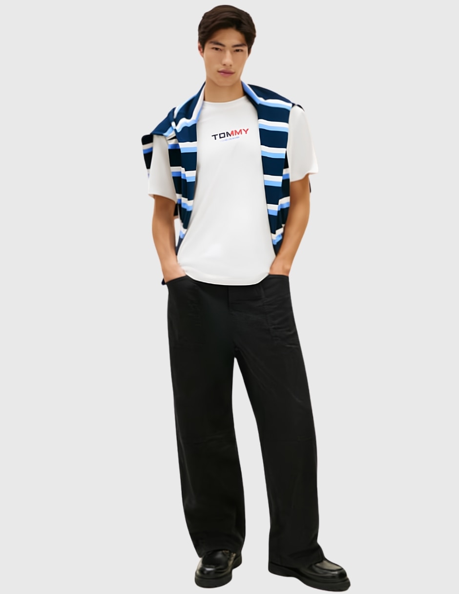Set playera/playera sin colección cuello redondo para hombre 3
