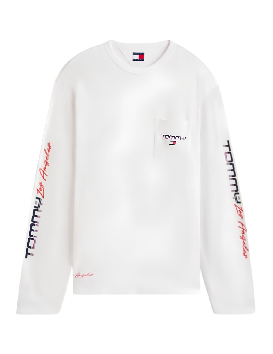 Playera tommy jeans cuello redondo para hombre