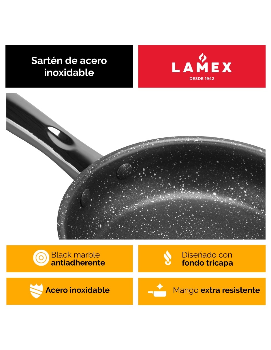 Sartén de acero inoxidable 2