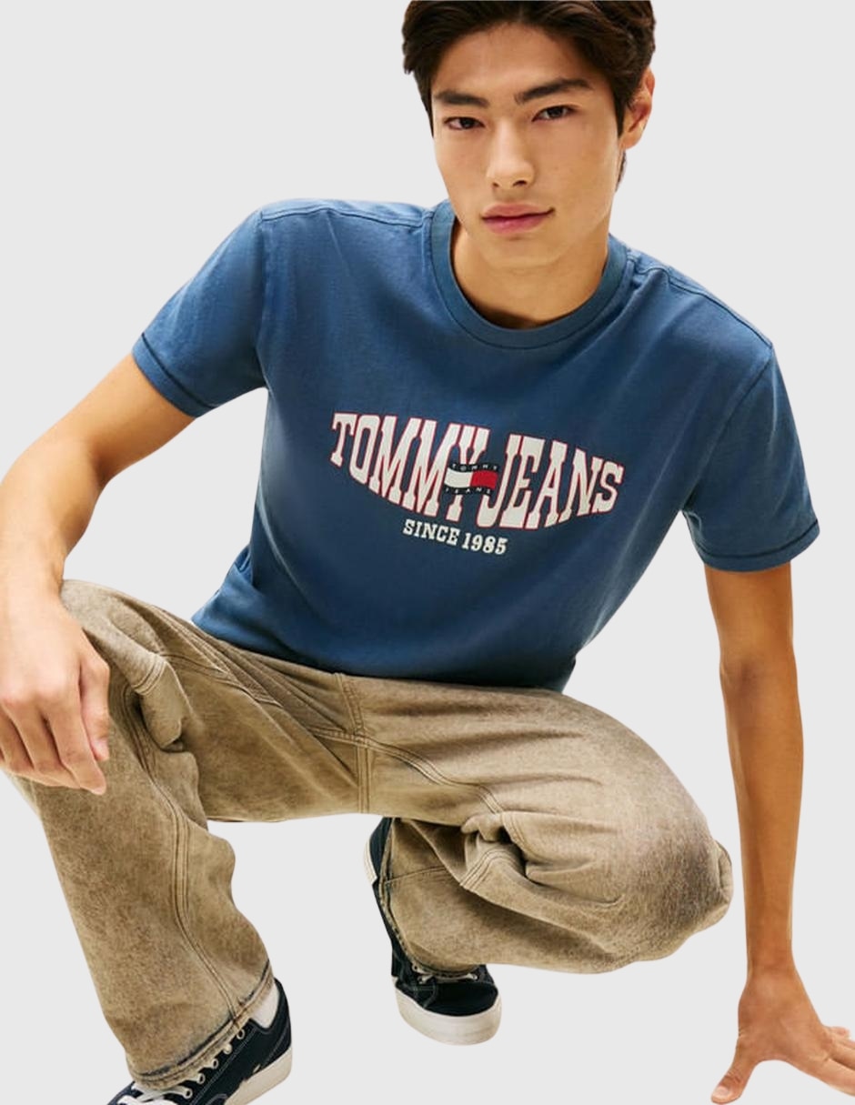 Playera tommy jeans cuello redondo para hombre