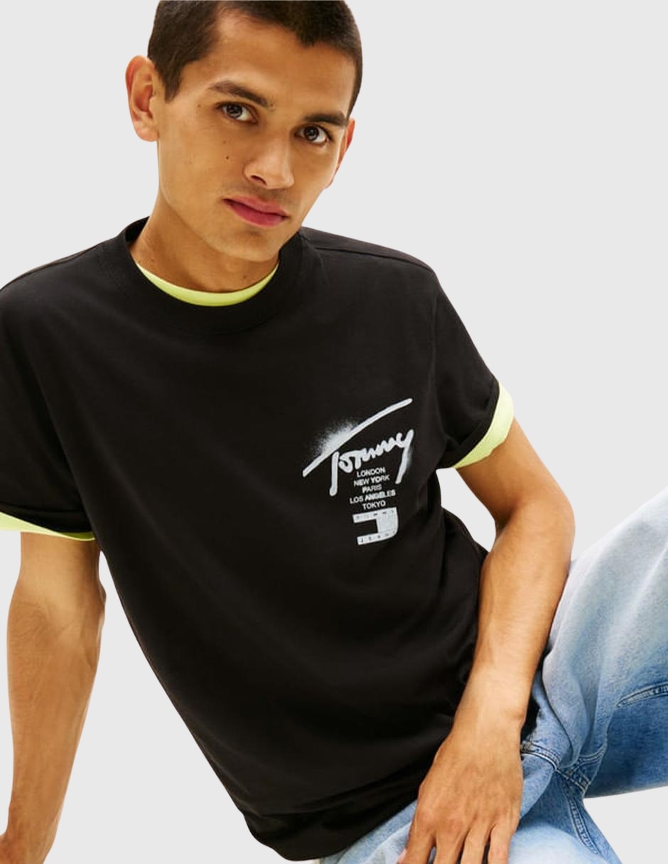 Playera cuello redondo para hombre 4