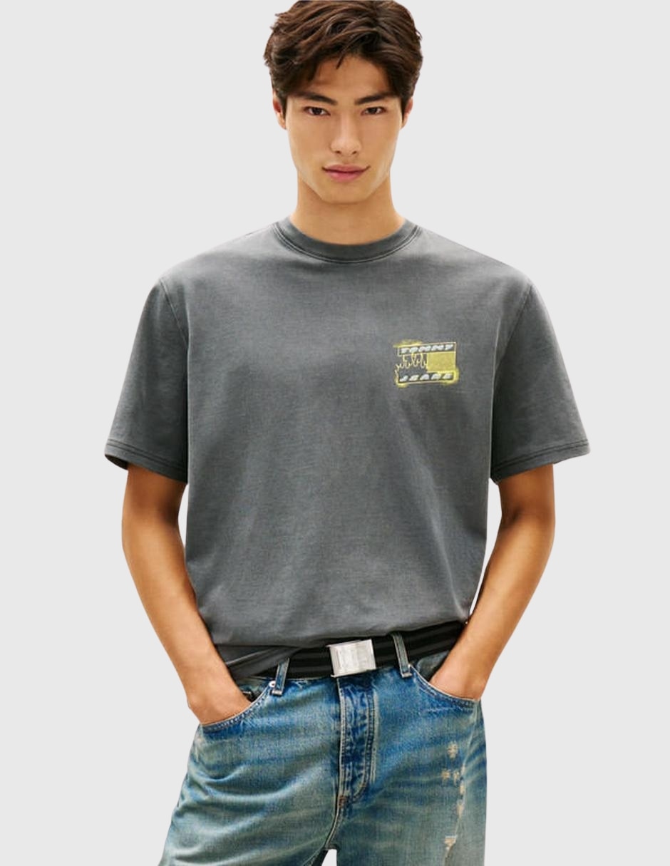 Playera Tommy Jeans cuello redondo para hombre
