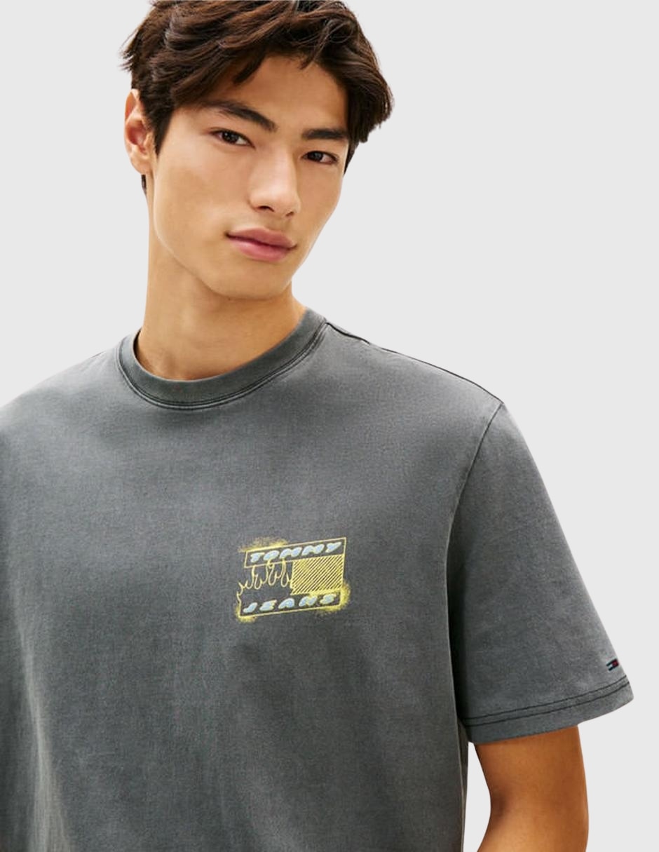Playera Tommy Jeans cuello redondo para hombre