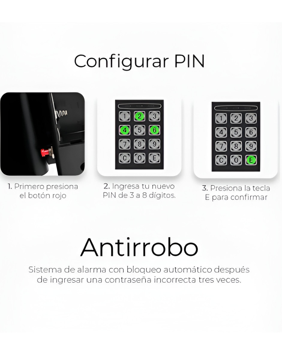 Caja fuerte manual y eléctrica Xtellar