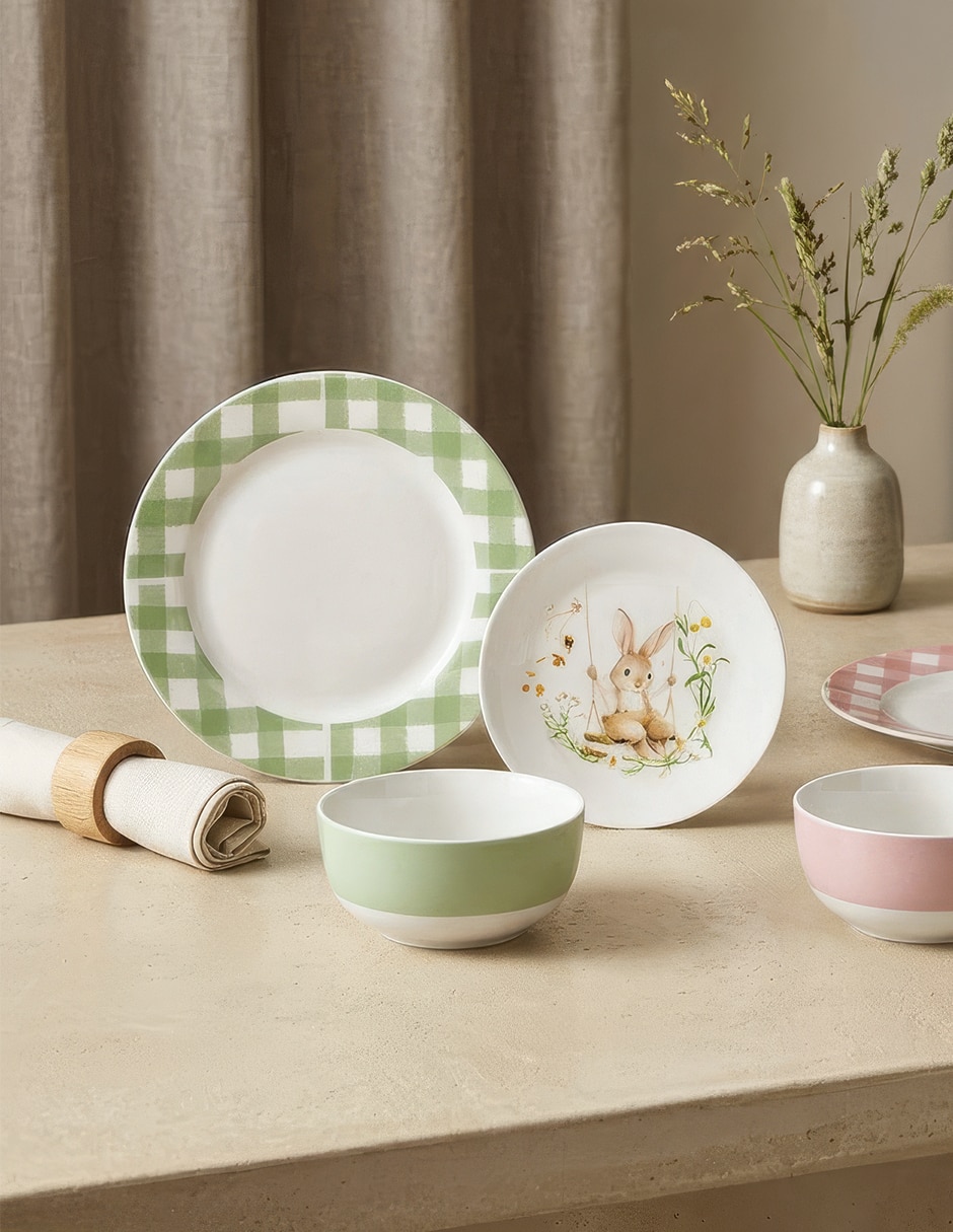 Vajilla cerrada Crown Baccara Molly de porcelana para 4 personas