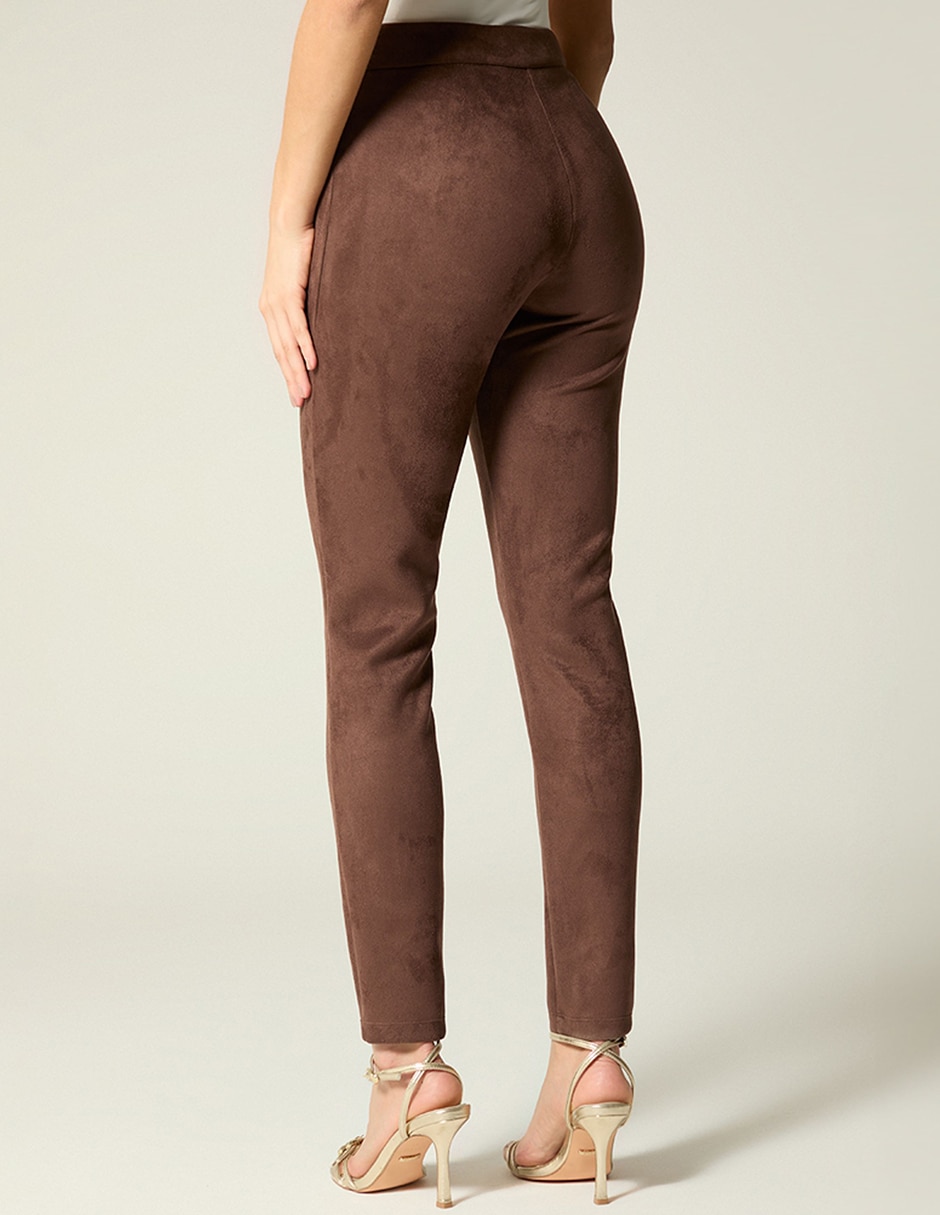 Legging a la cintura alta con botones para mujer 5