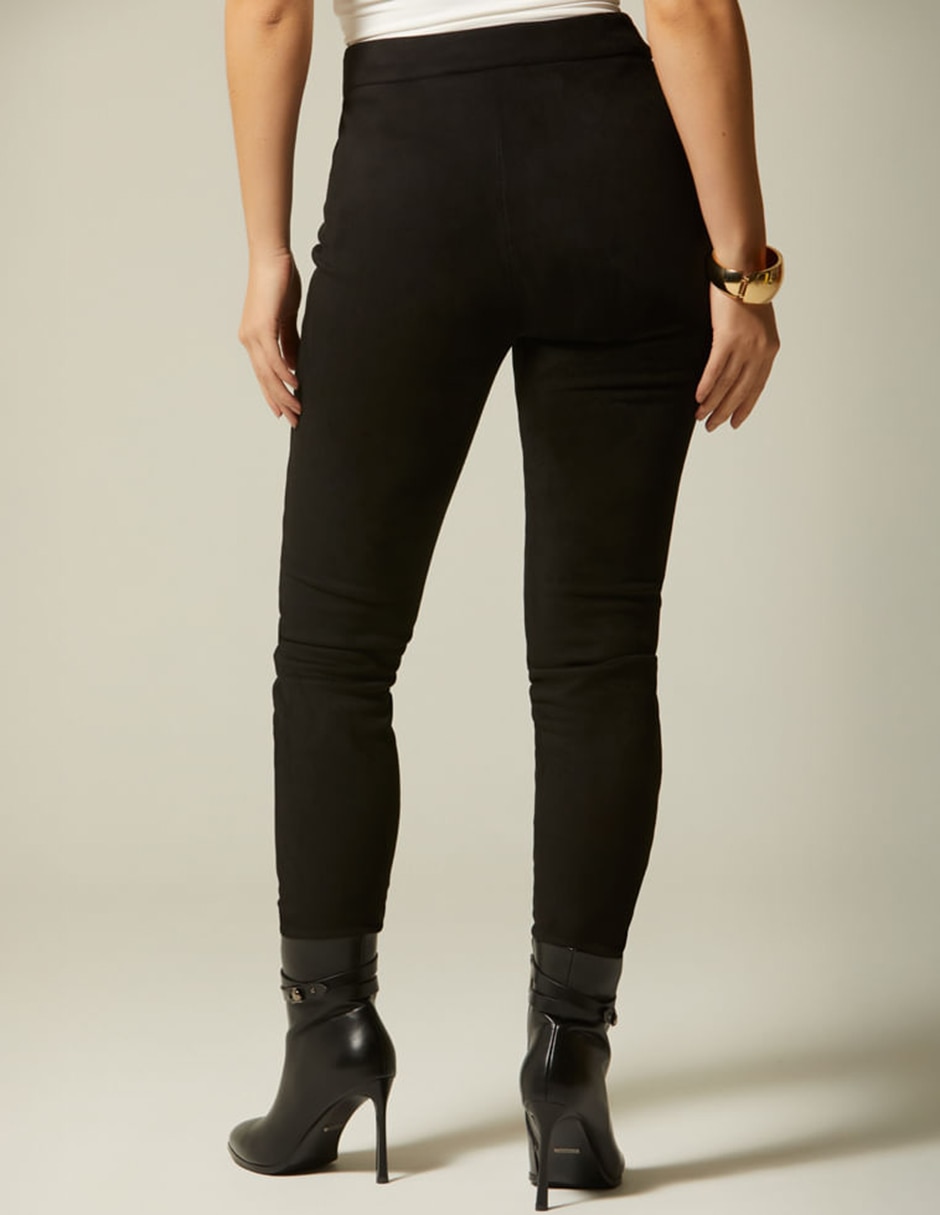 Legging a la cintura alta con botones para mujer 4