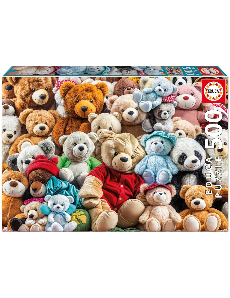 Rompecabezas Animales Ositos De Peluche Educa 500 piezas