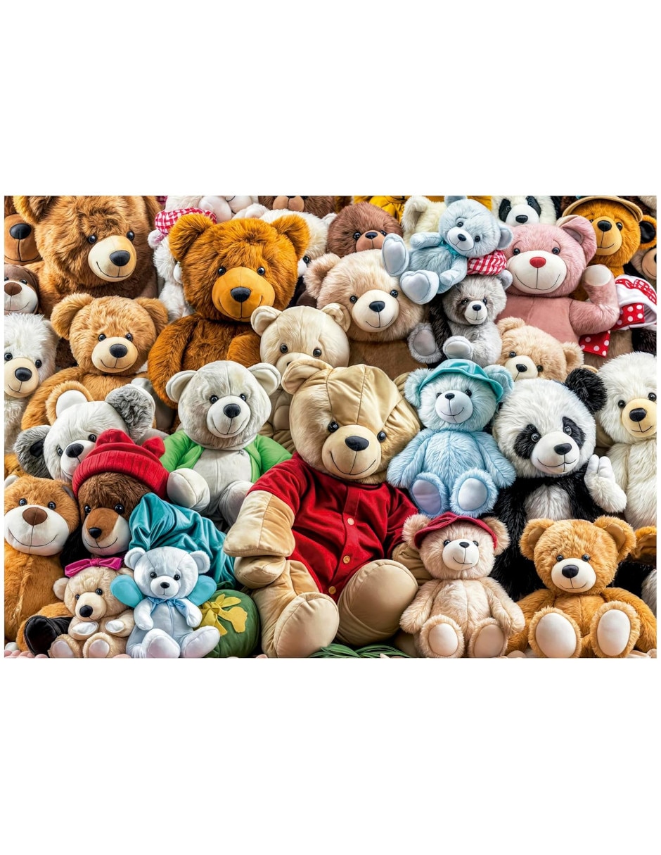 Rompecabezas Animales Ositos De Peluche Educa 500 piezas