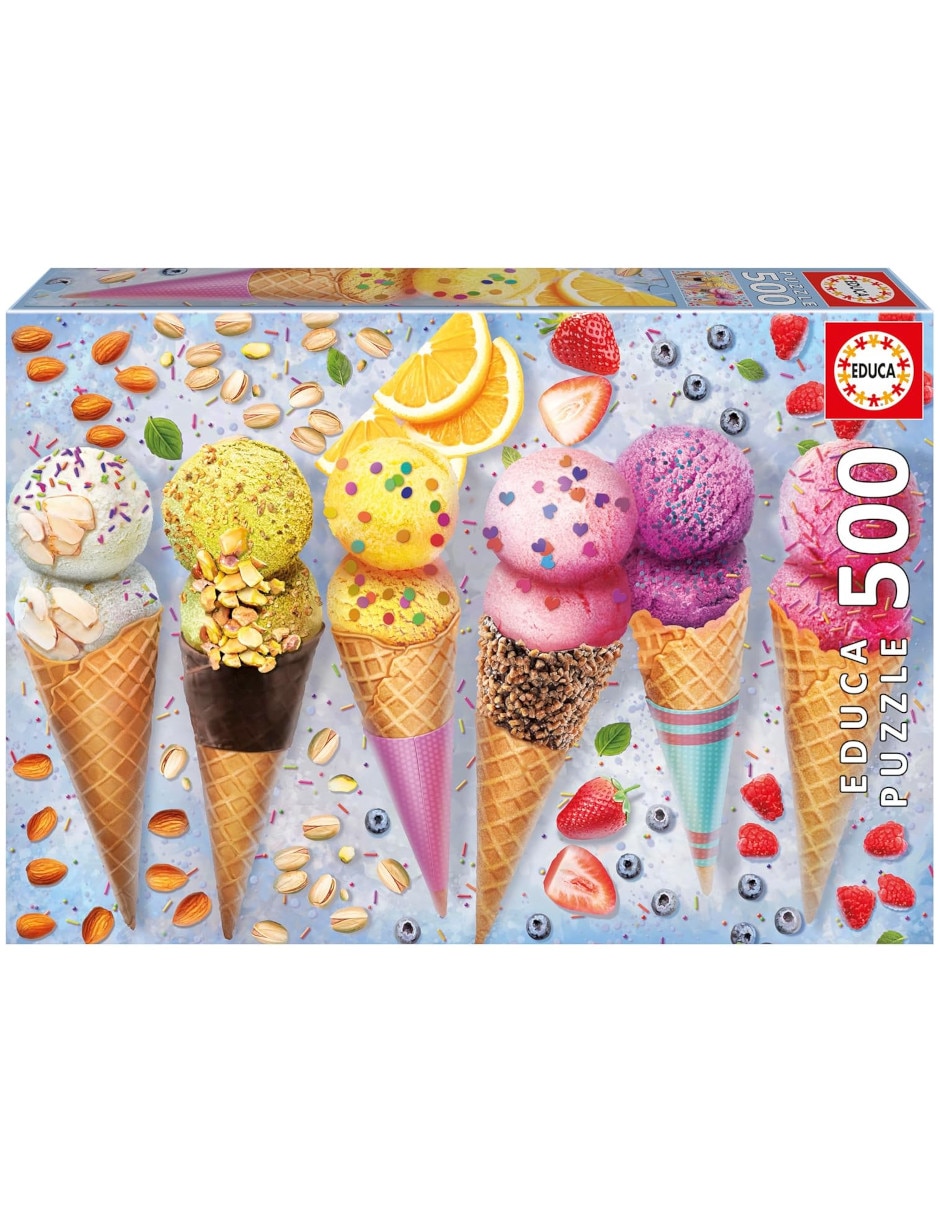 Rompecabezas Postres Helados Educa 500 piezas
