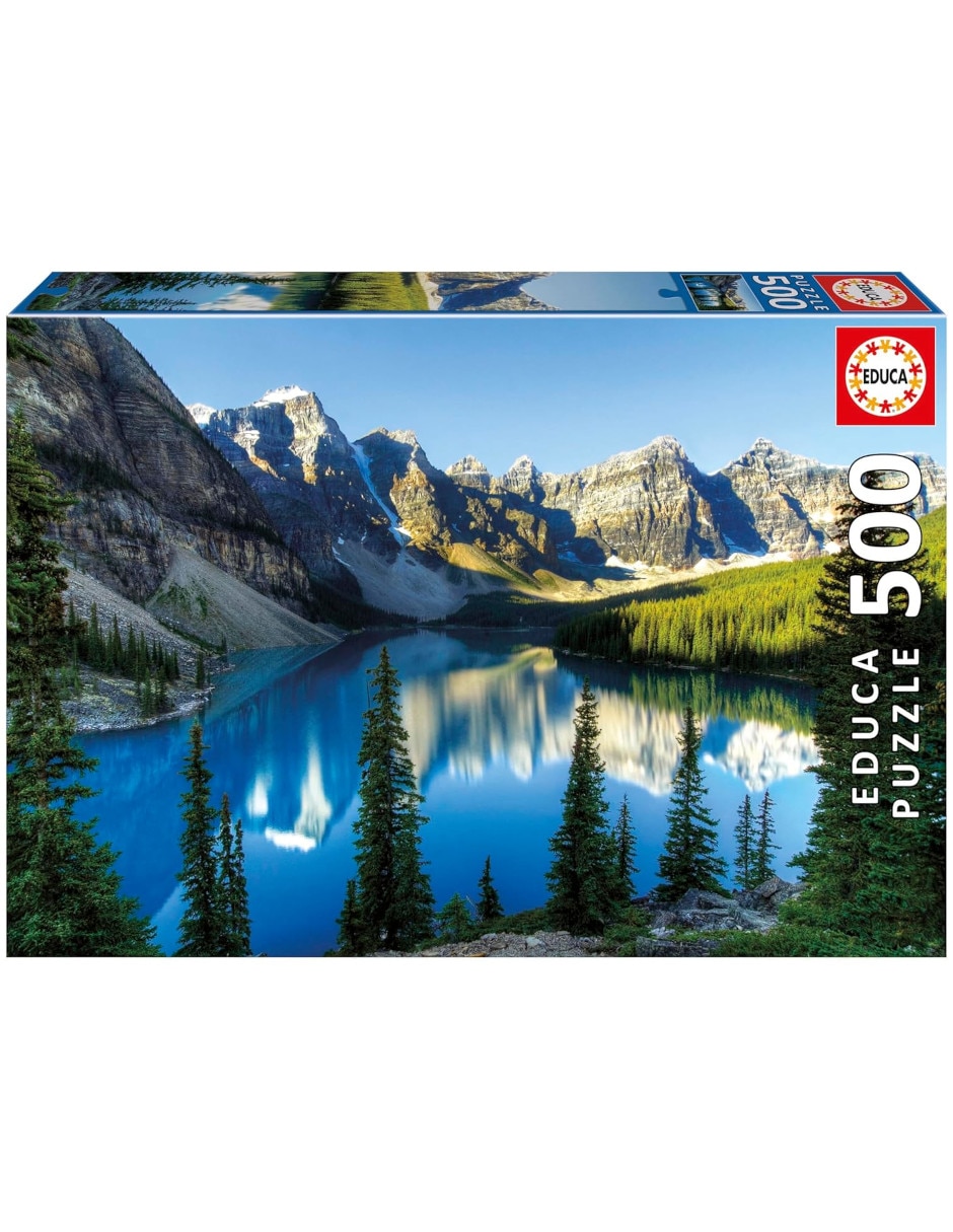 Rompecabezas Lago Azul Lago En Alberta Educa 500 piezas