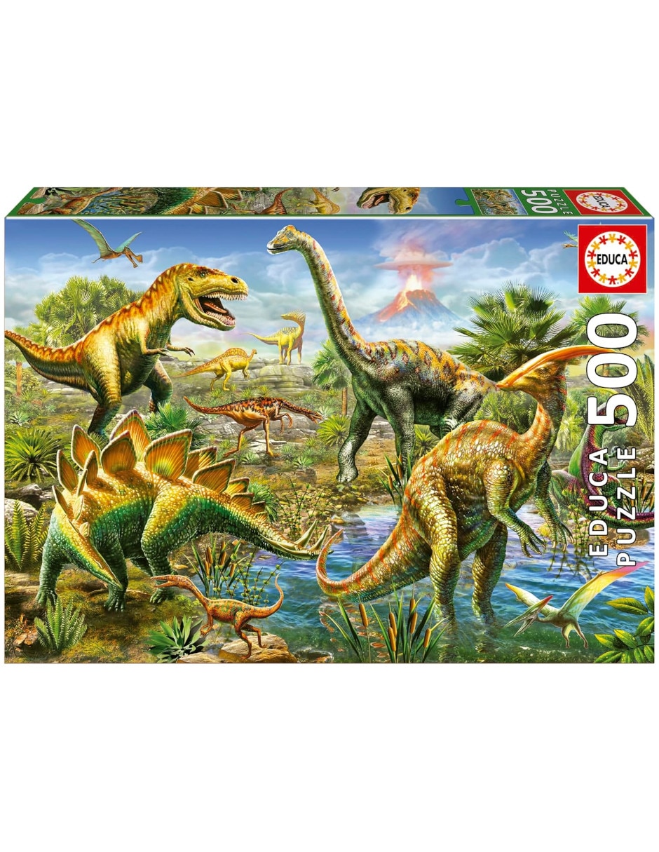 Rompecabezas Jurassic world Patio Jurasico Educa 500 piezas