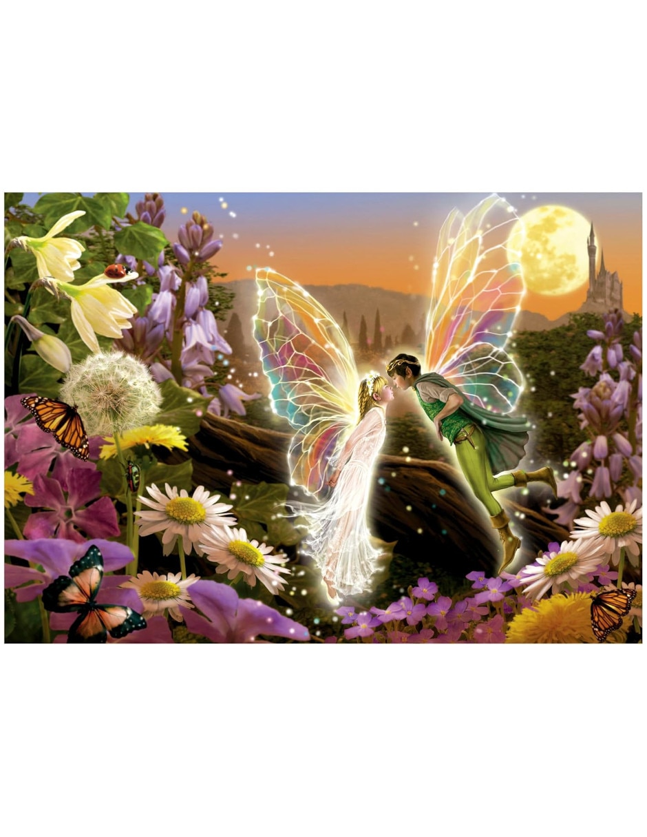 Rompecabezas Hadas y Mariposas El Beso 500 piezas 2