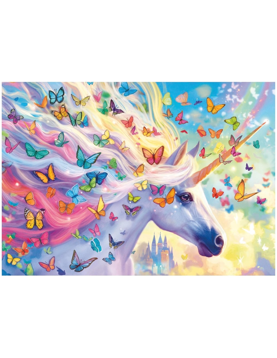 Rompecabezas Unicornios Arcoiris Educa 500 piezas