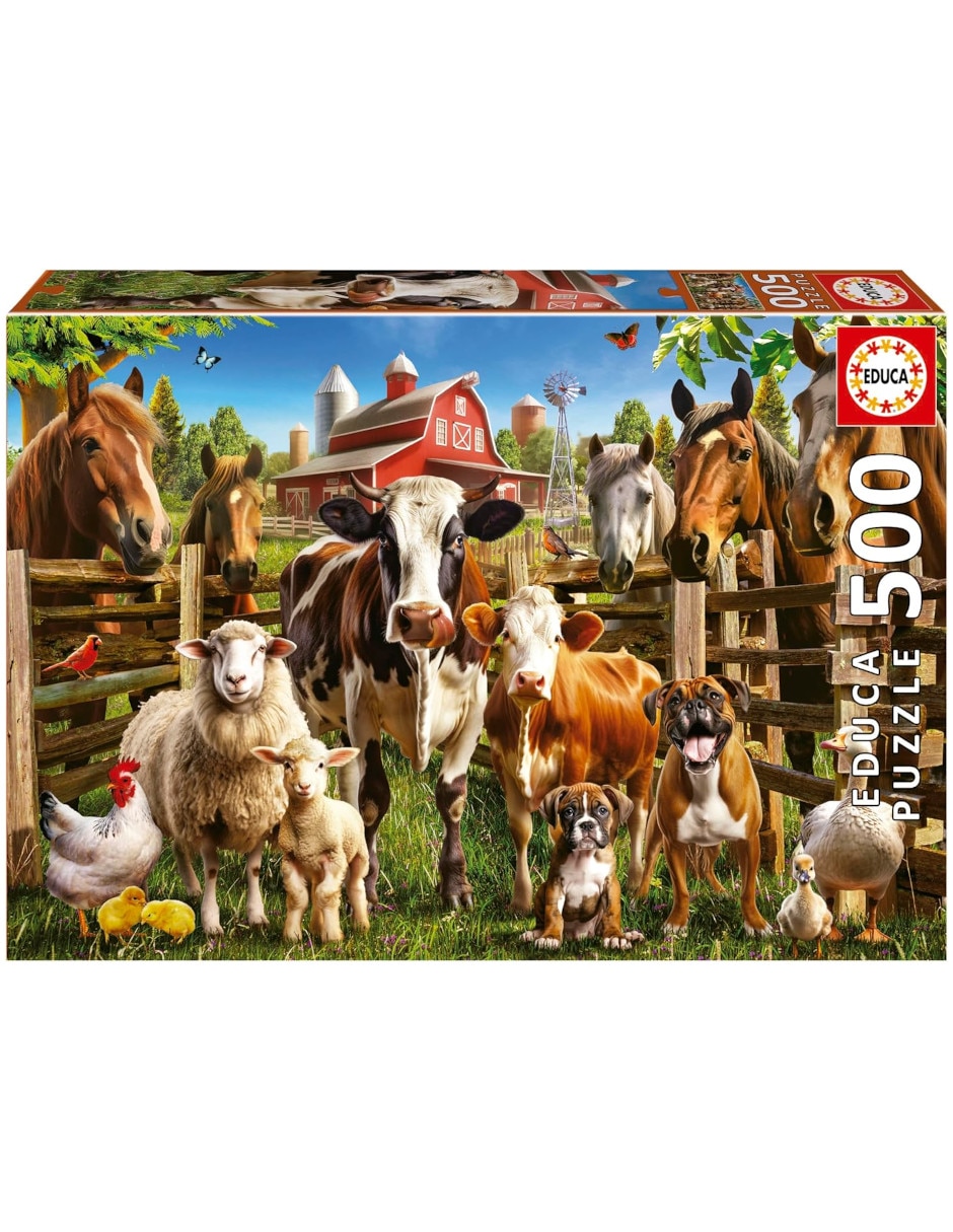 Rompecabezas Granja Los Traviesos De La Granja 500 piezas Rompecabezas Granja Los Traviesos De La Granja 500 piezas