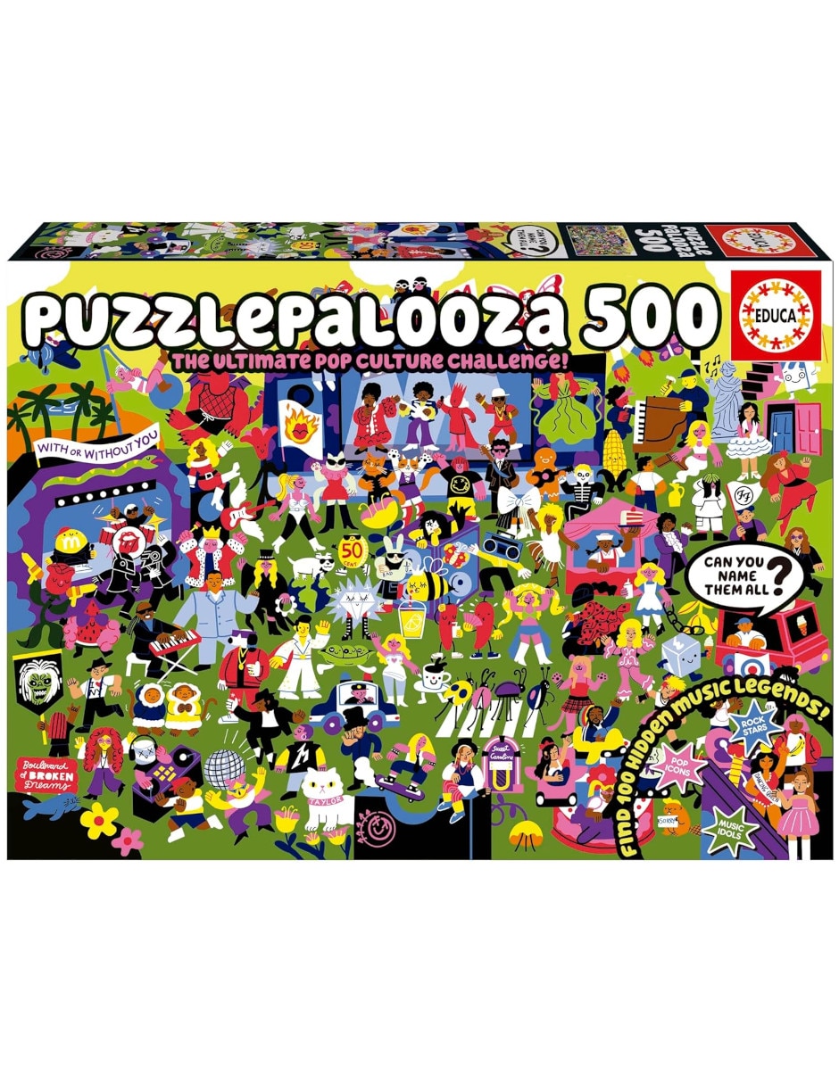 Rompecabezas Artistas Modernos Puzzlepalooza Educa 500 piezas