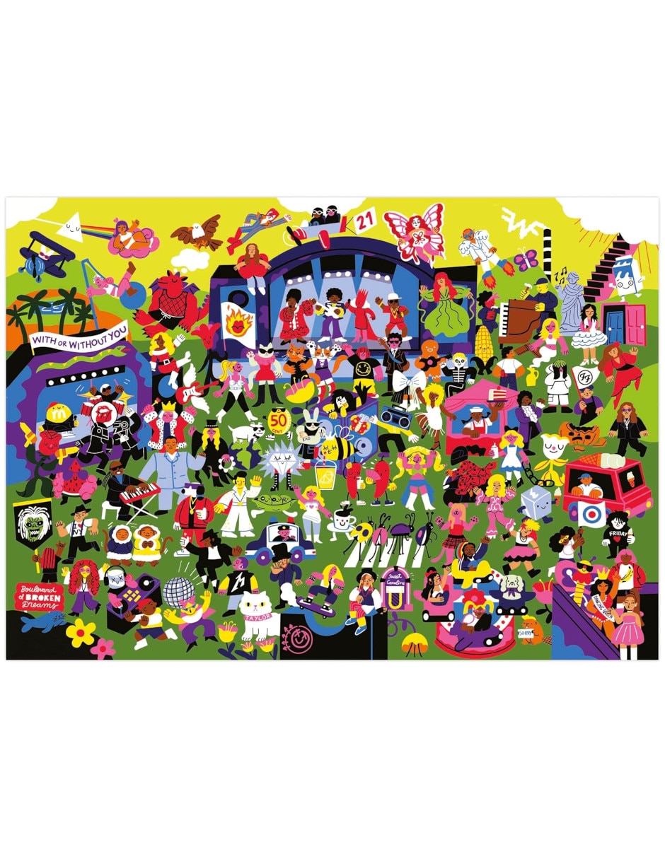Rompecabezas Artistas Modernos Puzzlepalooza Educa 500 piezas