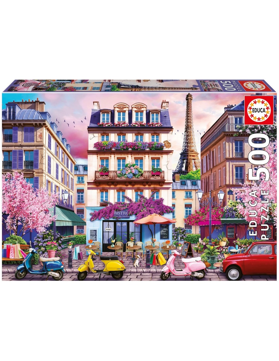 Rompecabezas Paris Distrito Compras Paris Educa 500 piezas