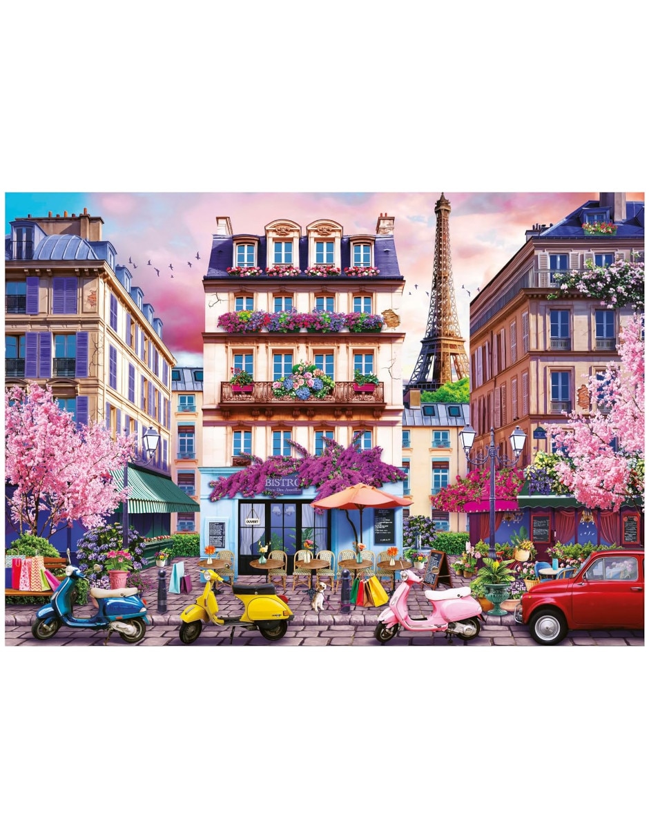Rompecabezas Paris Distrito Compras Paris Educa 500 piezas