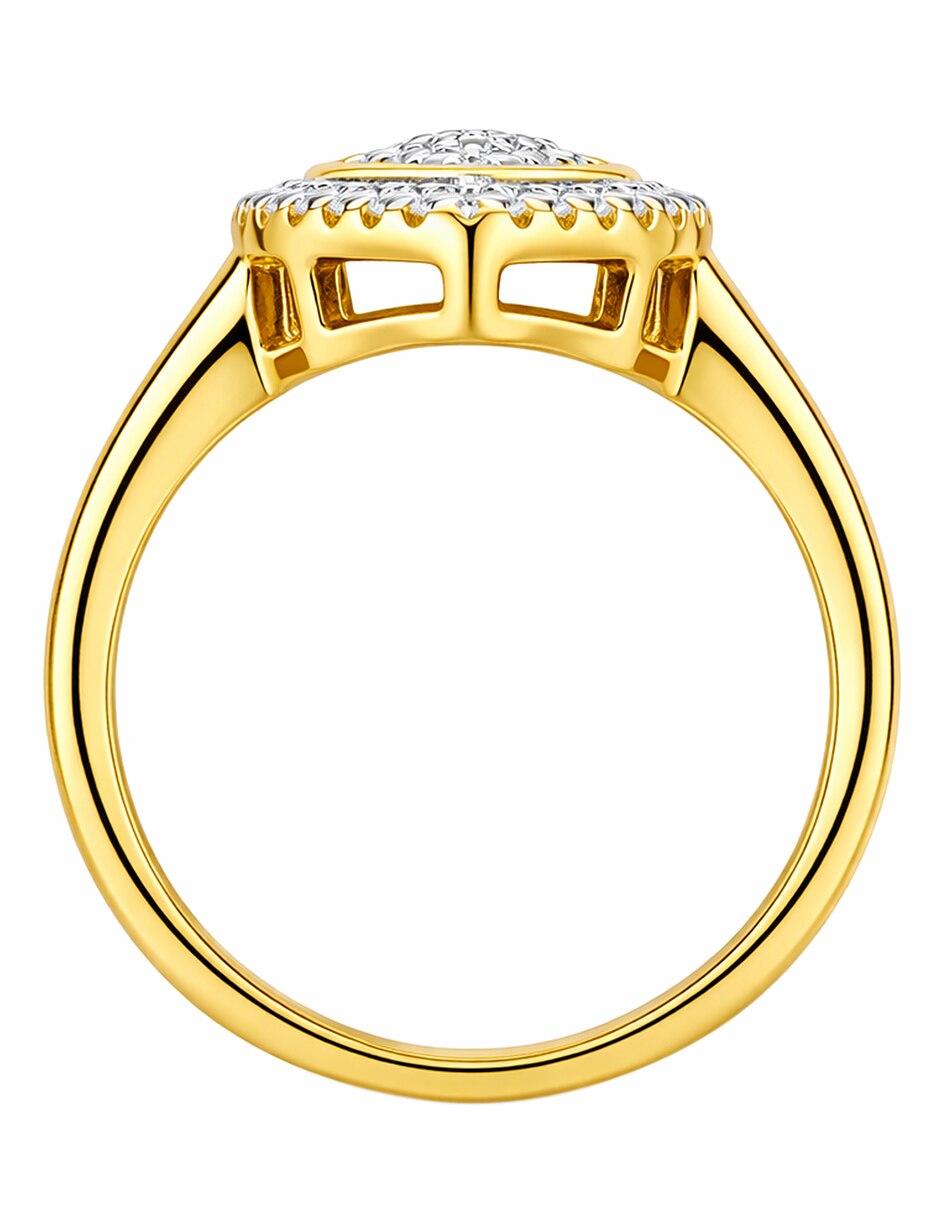 Anillo de gota gladkova joyería p 925 de plata zirconia chapa de oro