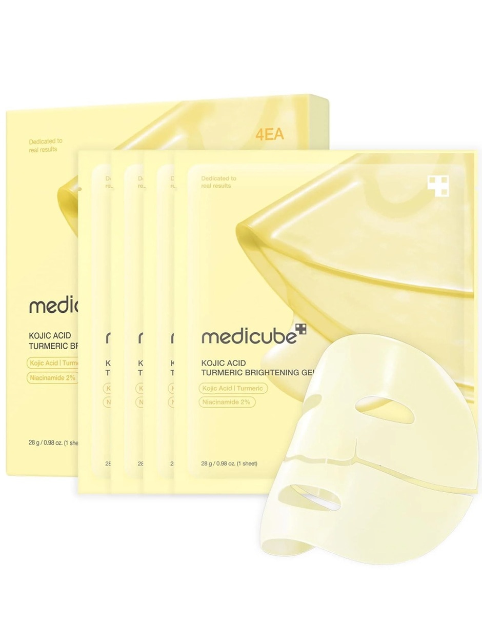 Set mascarilla en gel con acido kojico para iluminar Medicube