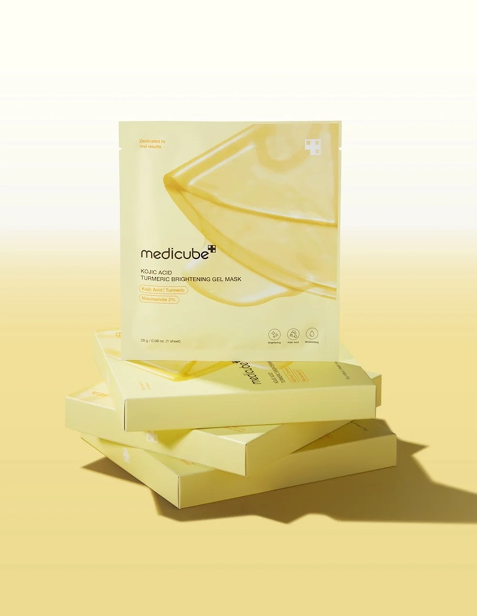 Set mascarilla en gel con acido kojico para iluminar Medicube