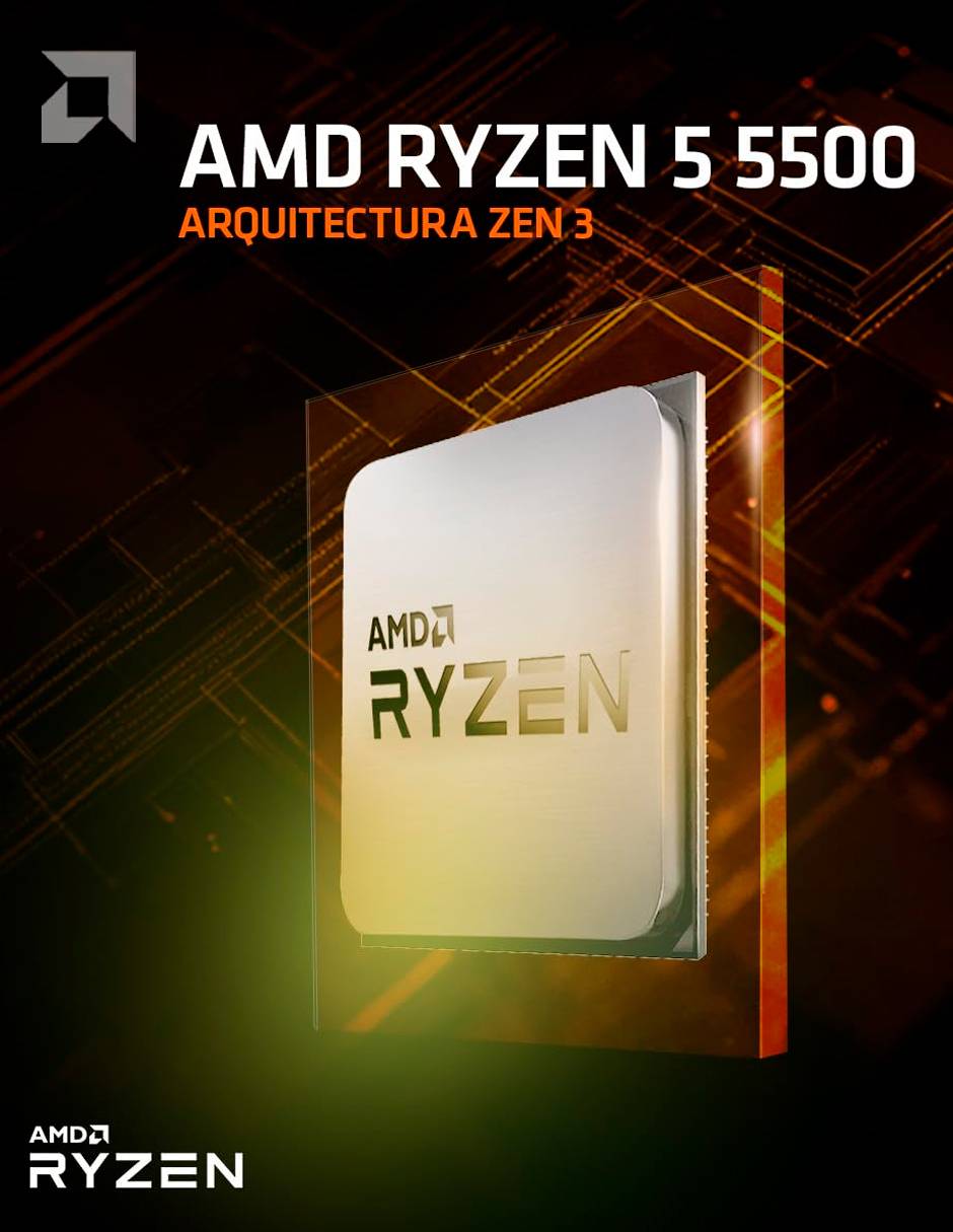 Computadora gamer Yeyian Mirage-S YPA-MS5500B-96XP1M AMD Ryzen 5 AMD Radeon 16 GB RAM 1 TB SSD