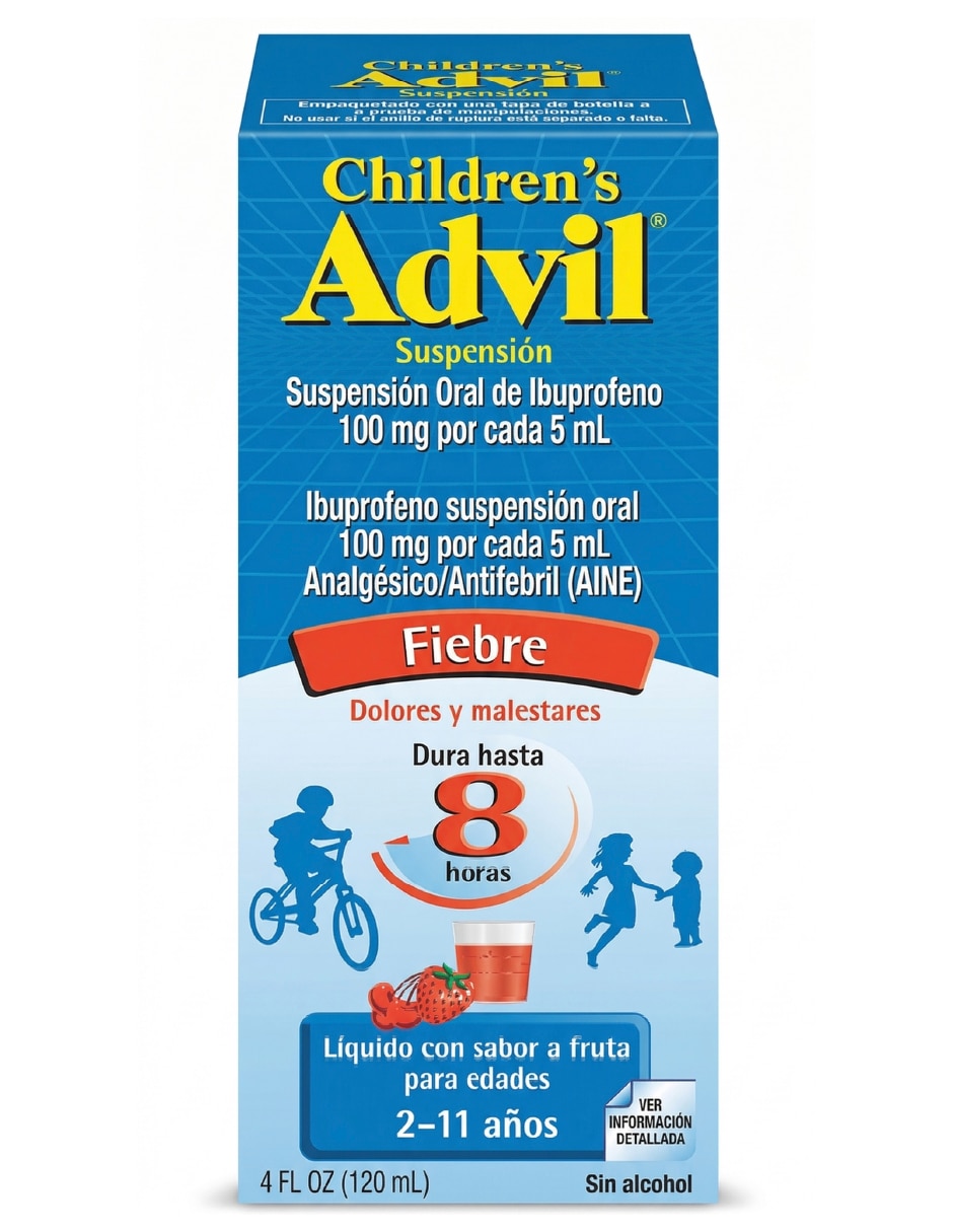 Suspensión para desinflamar y aliviar dolor intenso Advil Advil infantil suspensión