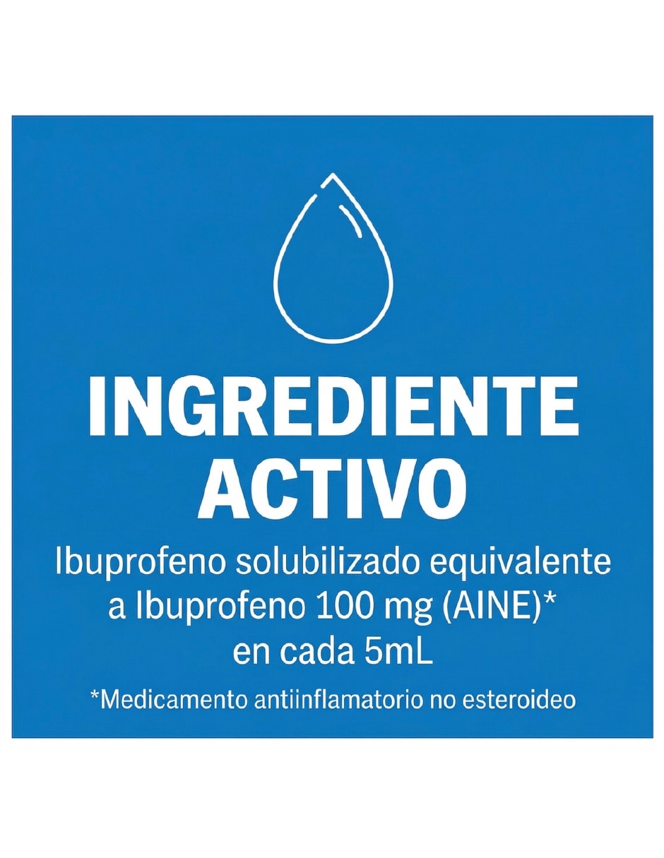Suspensión para desinflamar y aliviar dolor intenso Advil Advil infantil suspensión