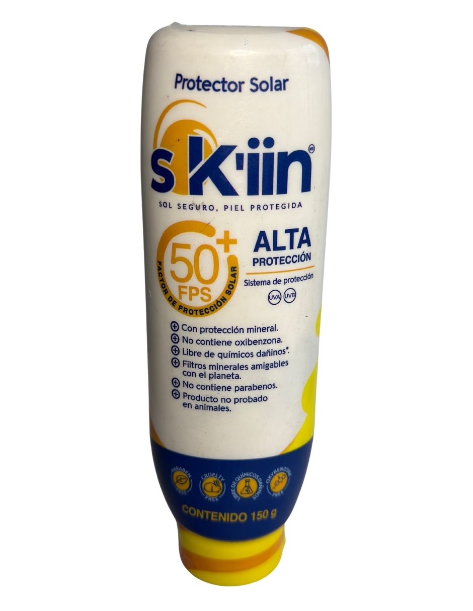 Bloqueador solar FPS 50+ Sk´iin 150 g --- REGRESAR A GOBIERNO PARA QUE CARGUE DIRECCIÓN Y GRUPO DE ARTICULOS