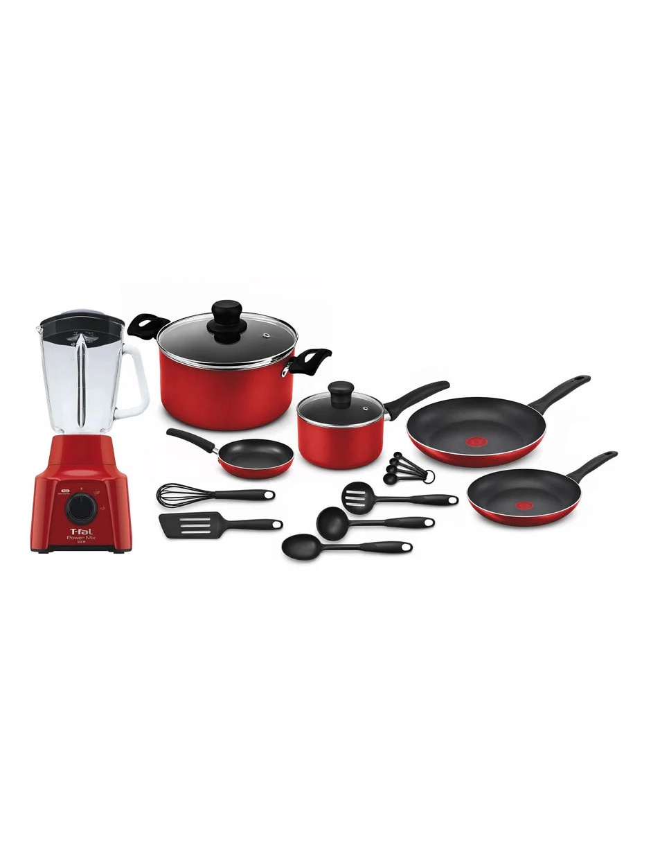 Batería de cocina Easy Care de aluminio 17 piezas Batería de cocina Easy Care de aluminio 17 piezas