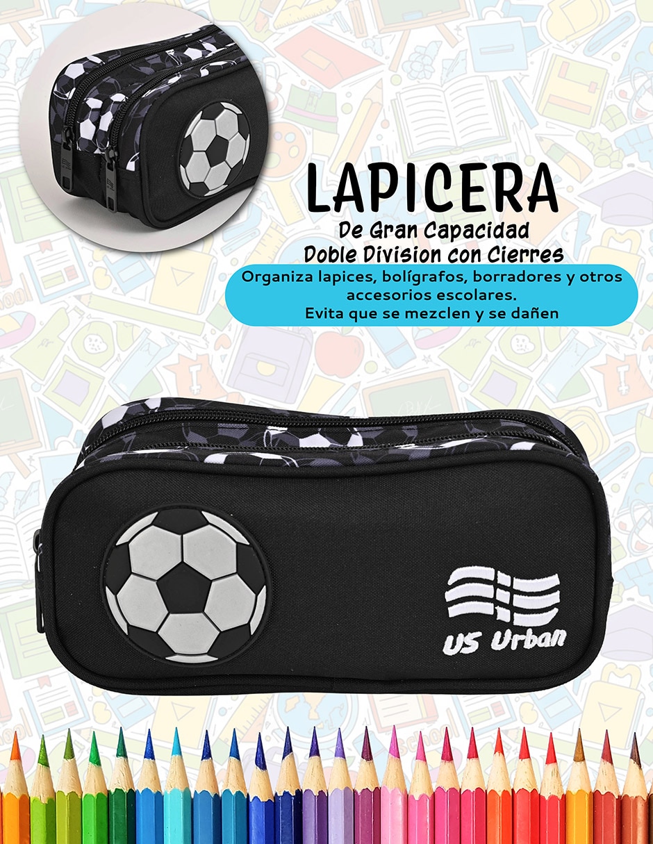 Set mochila escolar Us Urban para niño