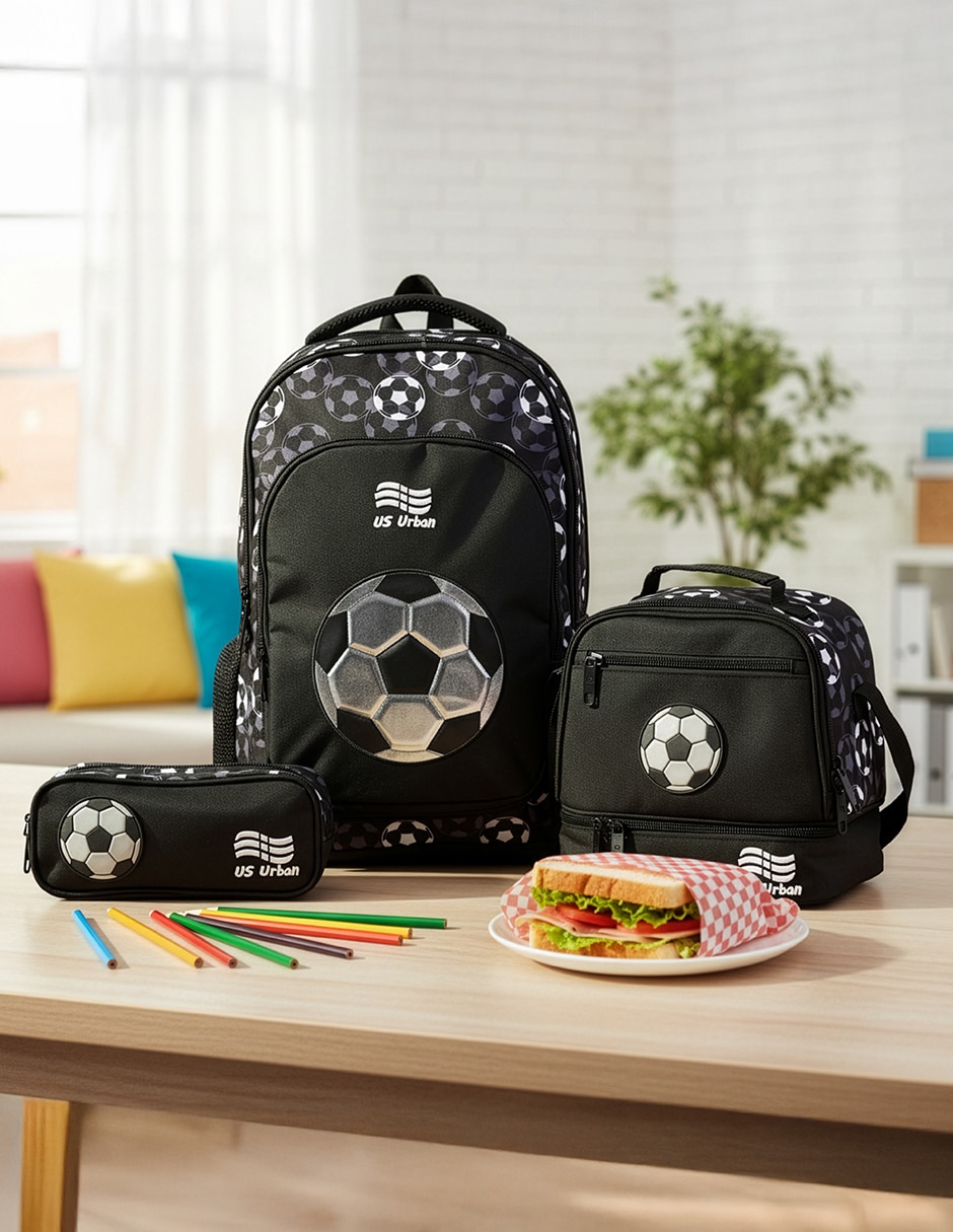 Set mochila escolar Us Urban para niño