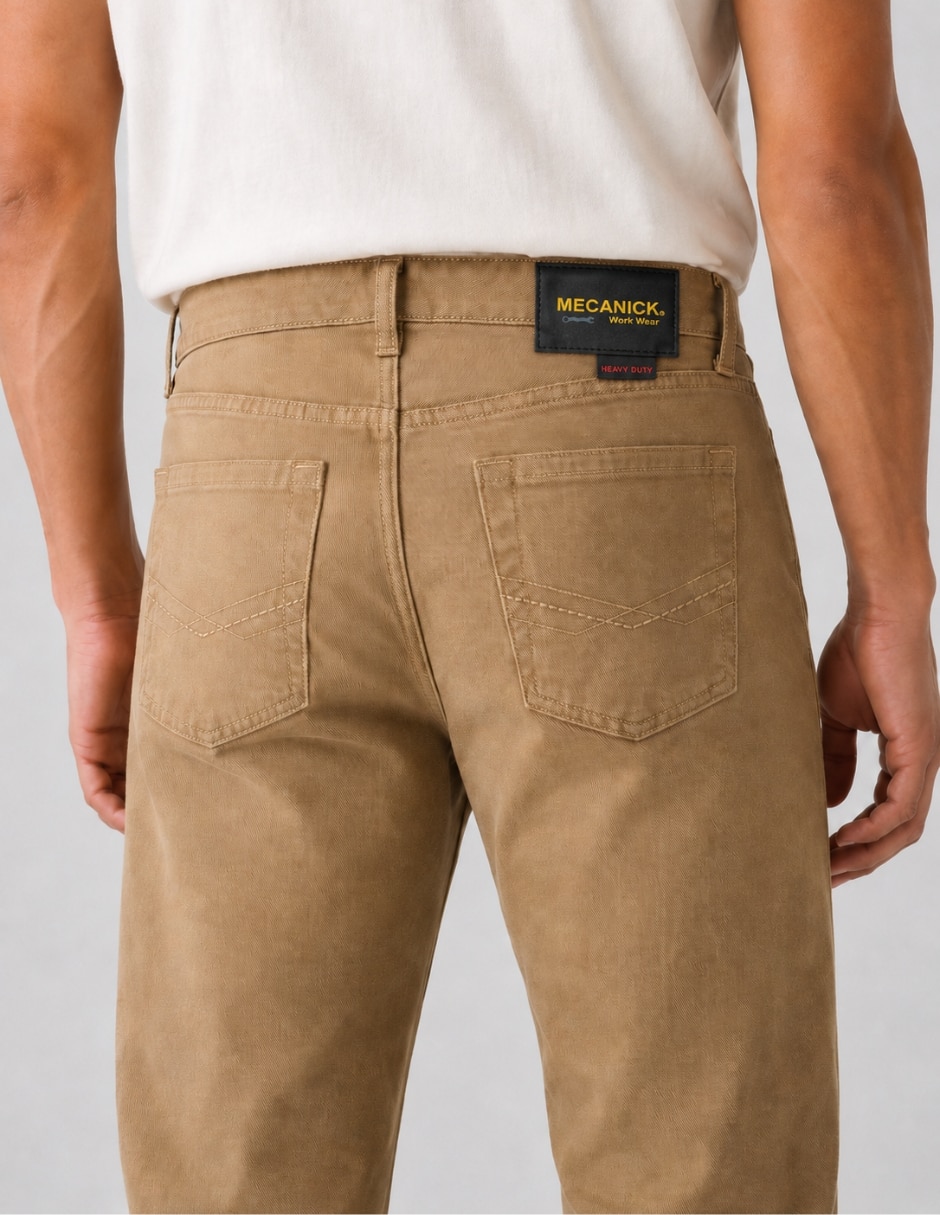 Jeans straight Mecanick para hombre
