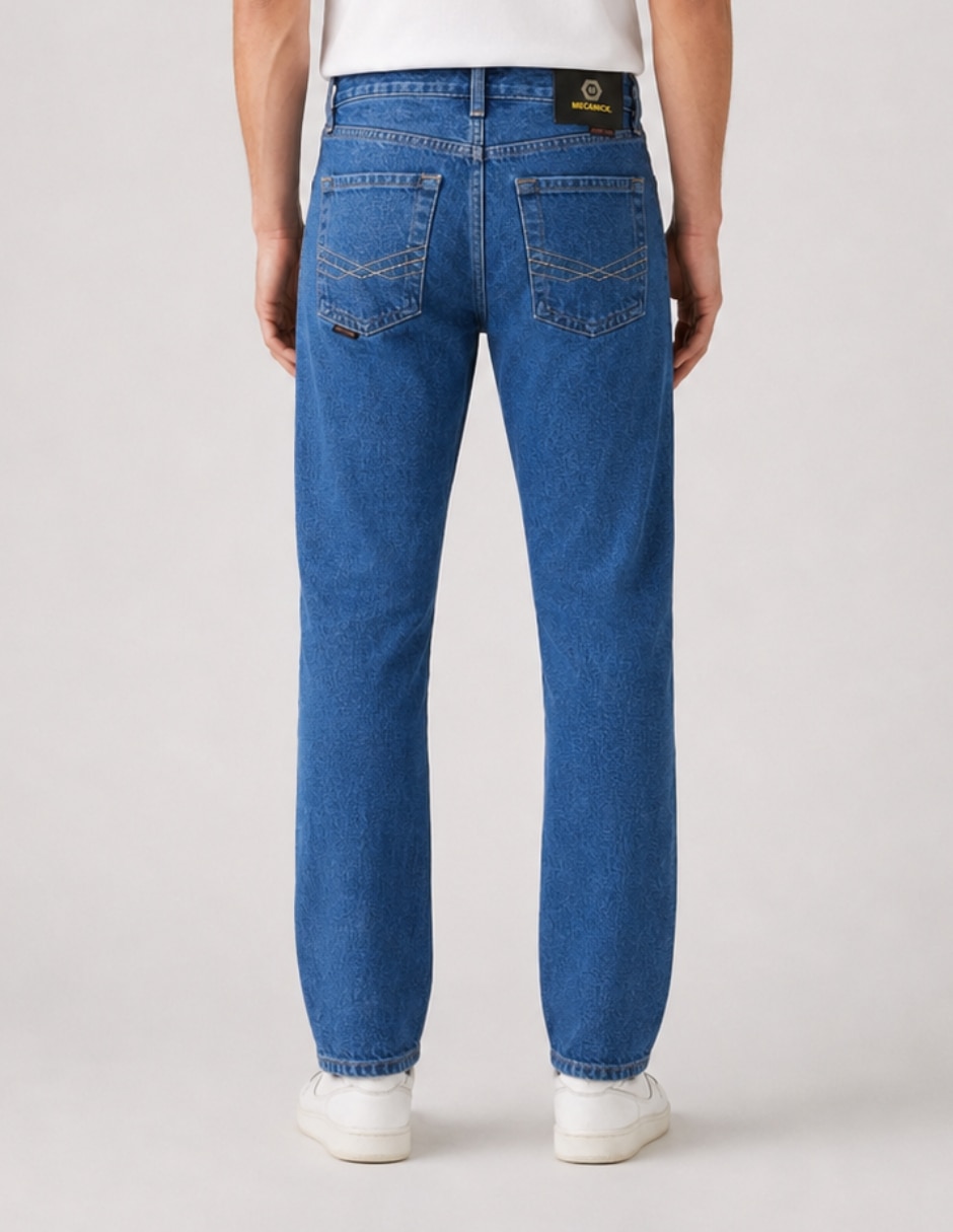 Jeans straight para hombre 2