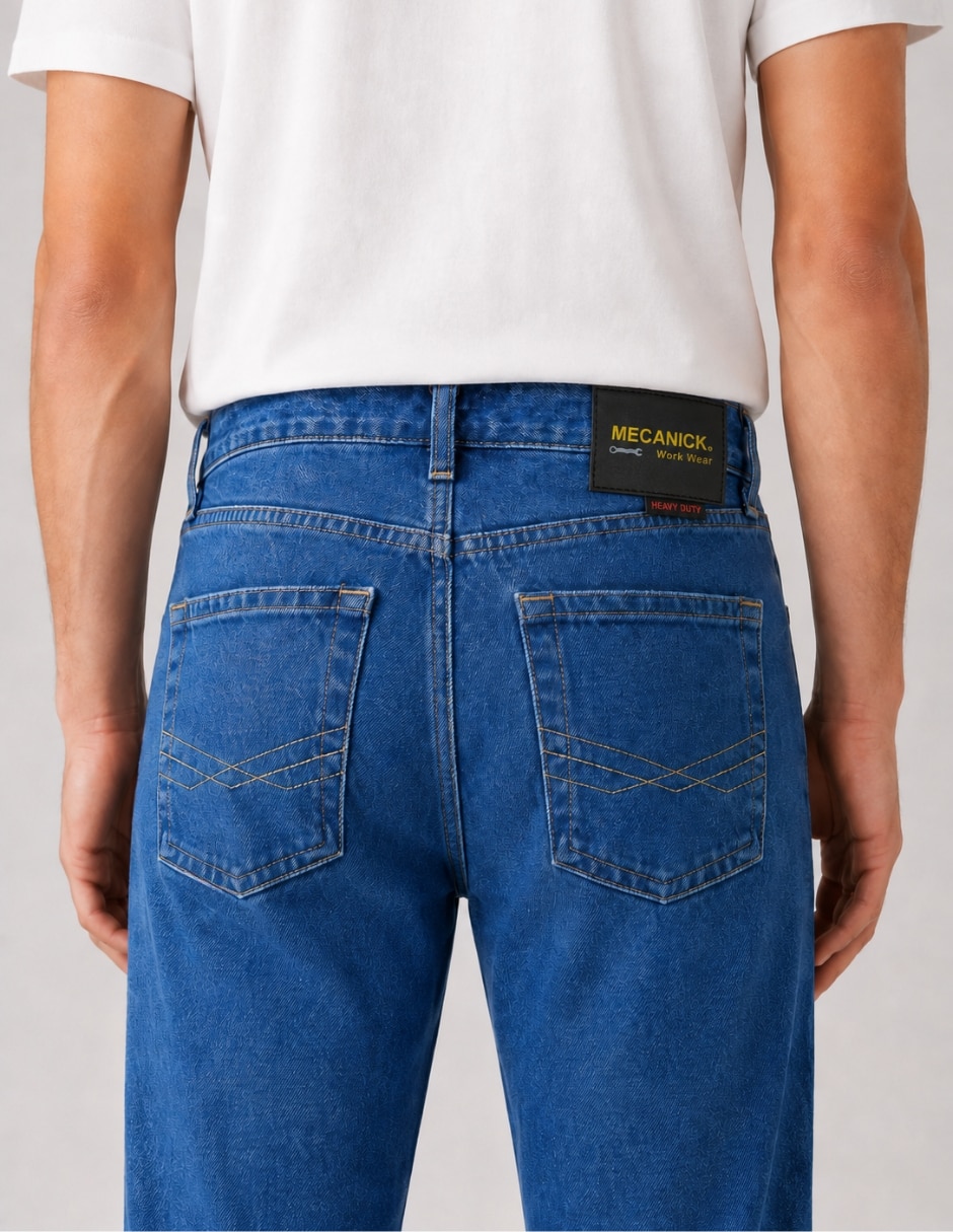 Jeans straight para hombre 3