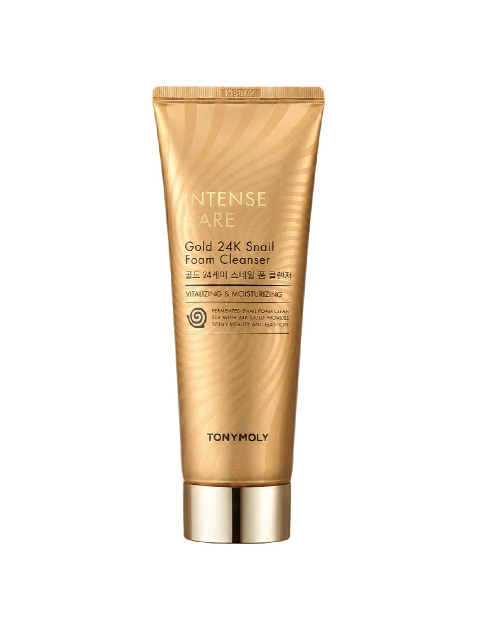 Tratamiento hidratante espuma facial limpiadora con baba de caracol & oro de 24 k Tonymoly