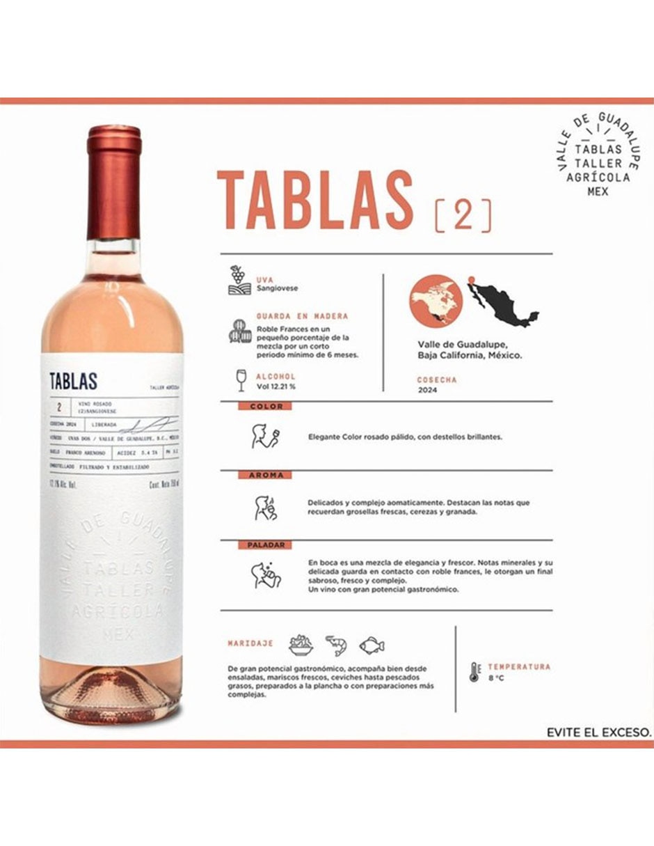 Vino rosado sangiovese México 750 ml 2