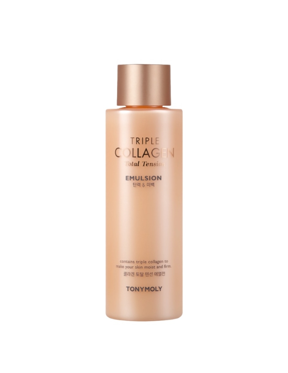 Emulsión hidratante emulsión triple collagen tension total