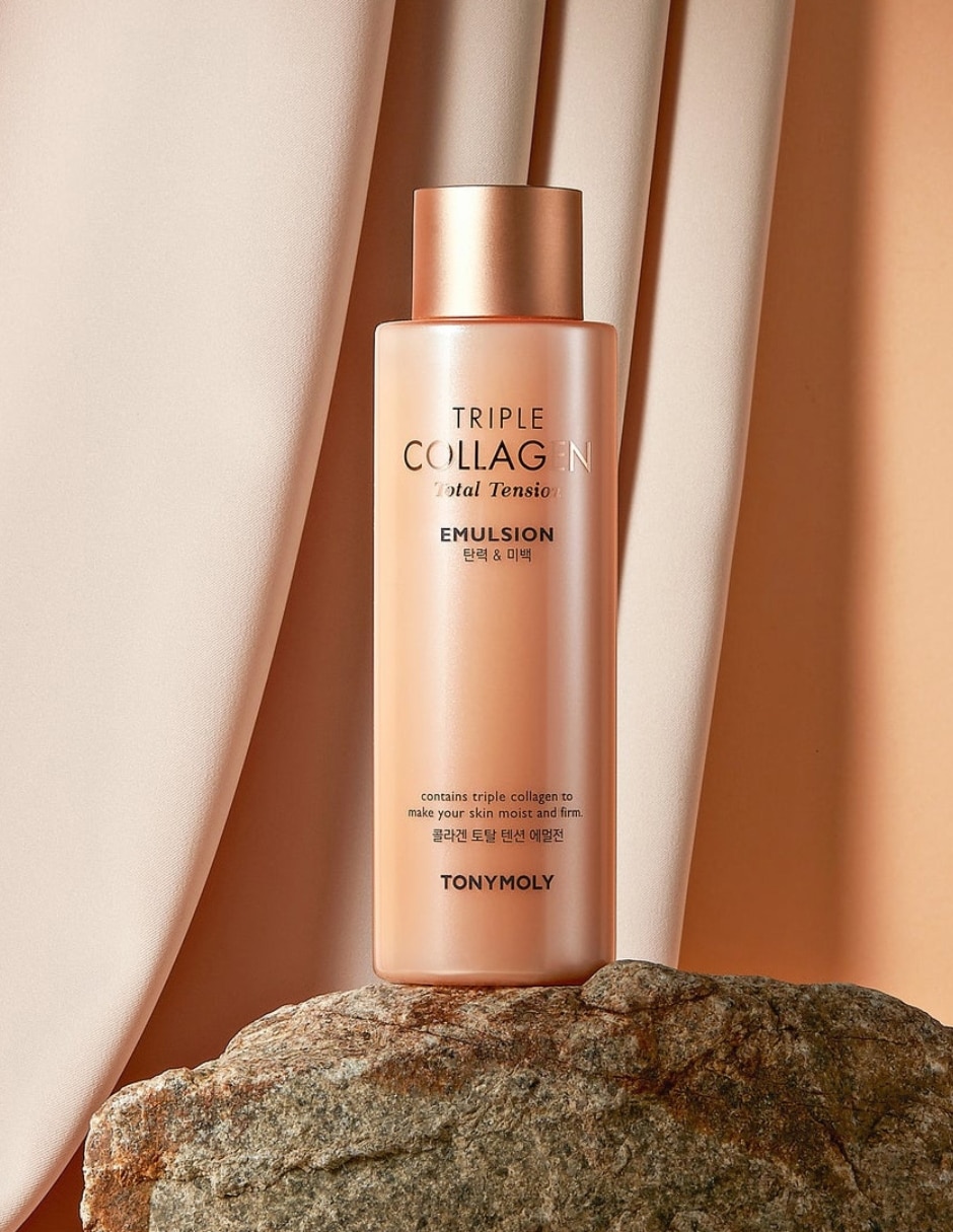 Emulsión hidratante emulsión triple collagen tension total Tonymoly