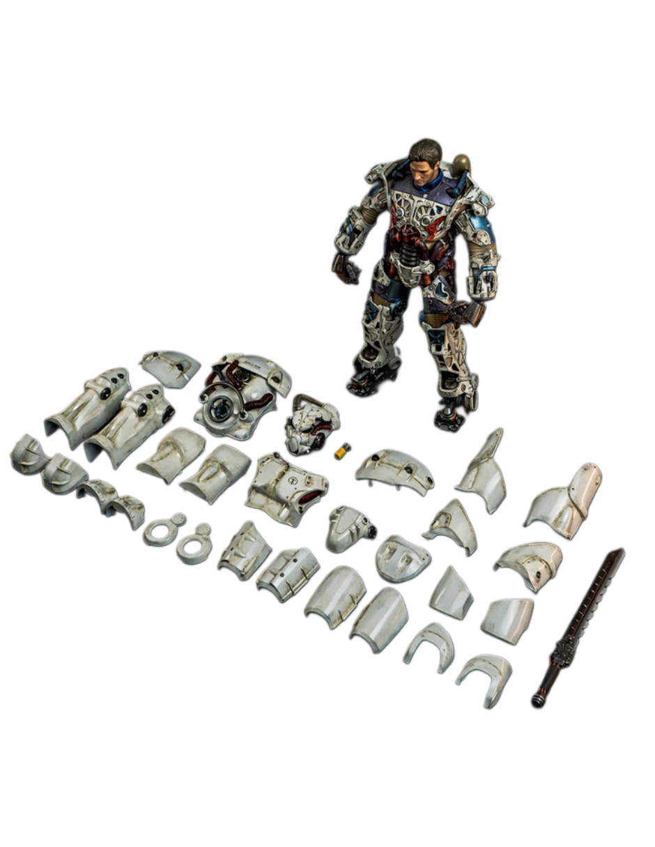 Figura de colección articulada Fallout Power Threezero con luz