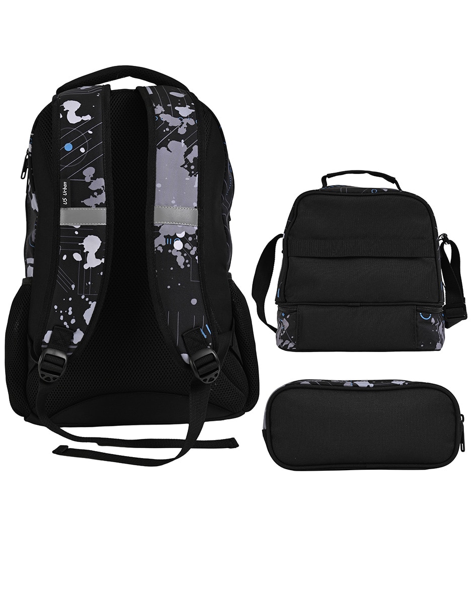 Set mochila escolar Fútbol Us Urban para niño