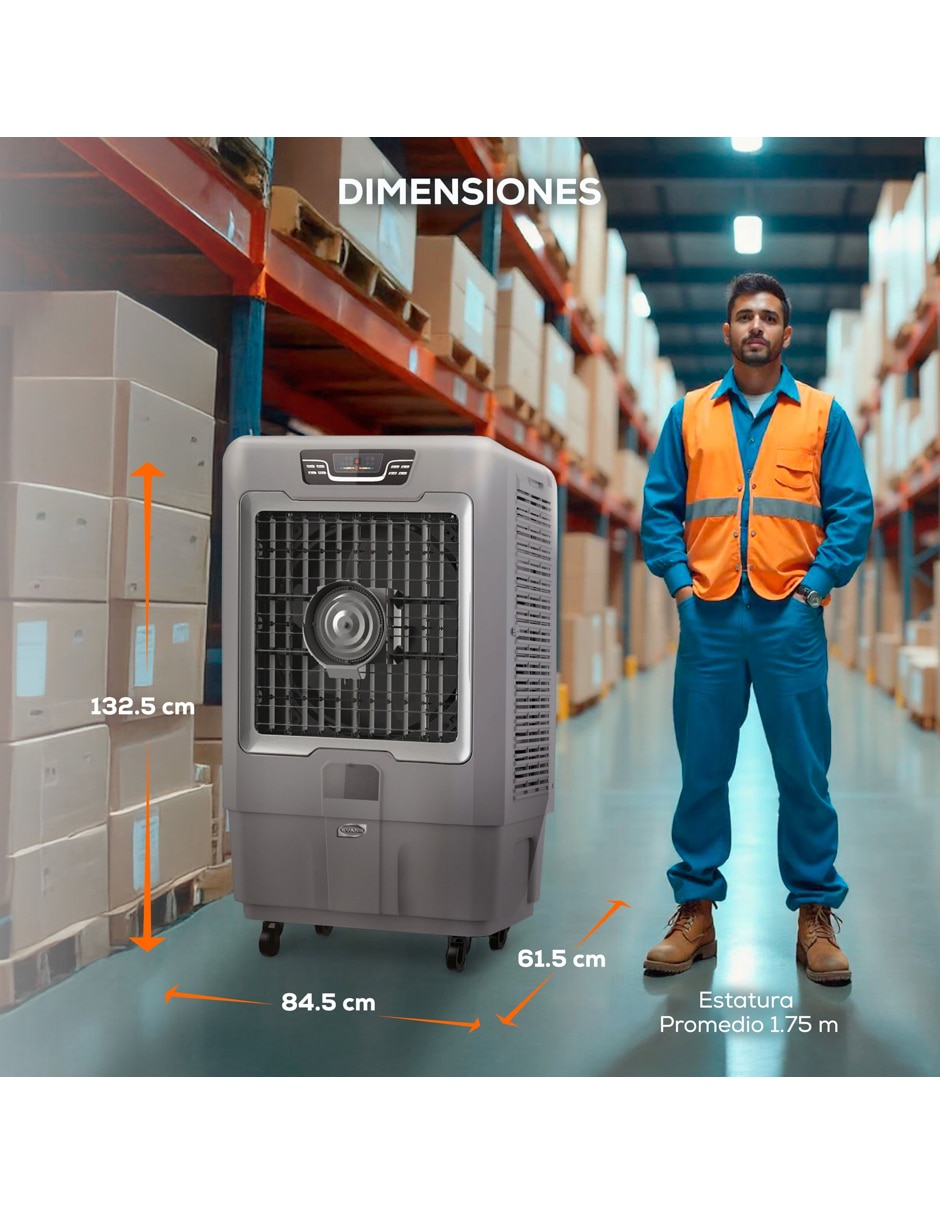 Enfriador evaporativo Evans con control remoto 3 velocidades