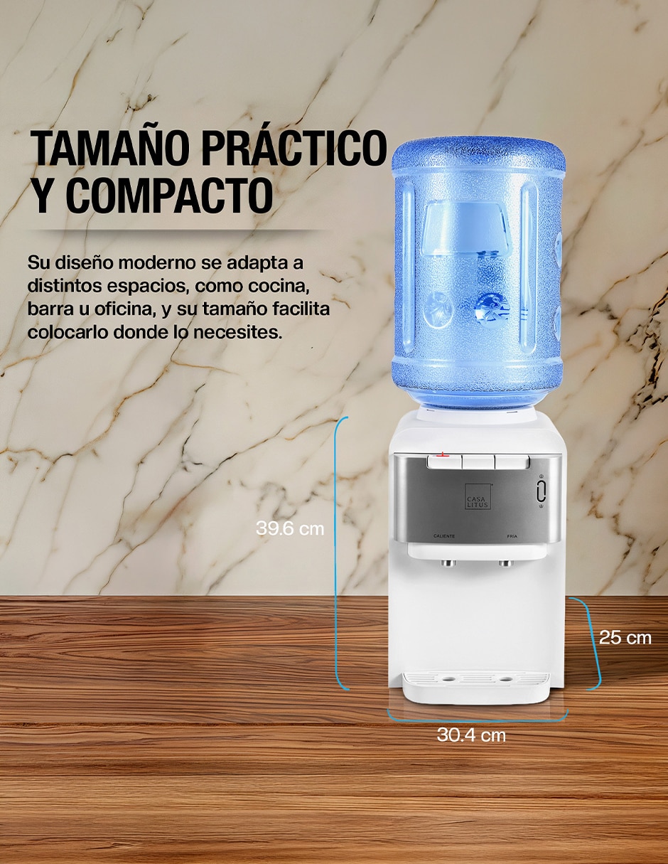 Dispensador de agua automático Casa Litus compacto