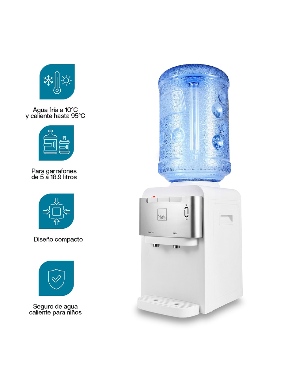 Dispensador de agua automático Casa Litus compacto