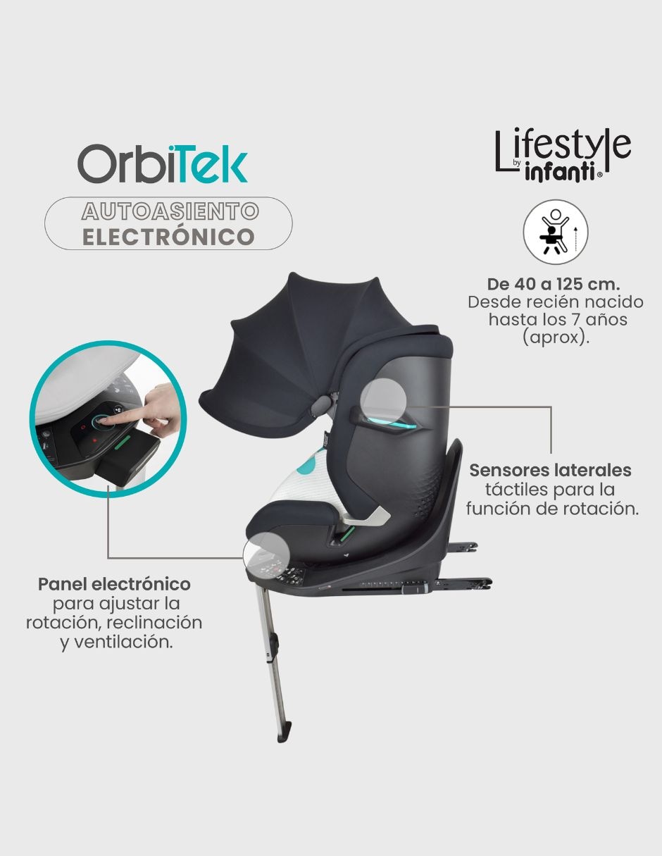Autoasiento Lifestyle by Infanti compatible con anclaje isofix
