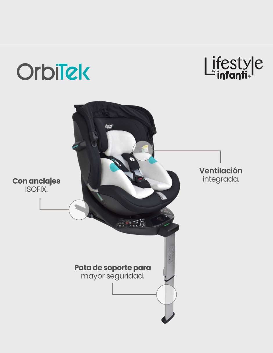 Autoasiento Lifestyle by Infanti compatible con anclaje isofix