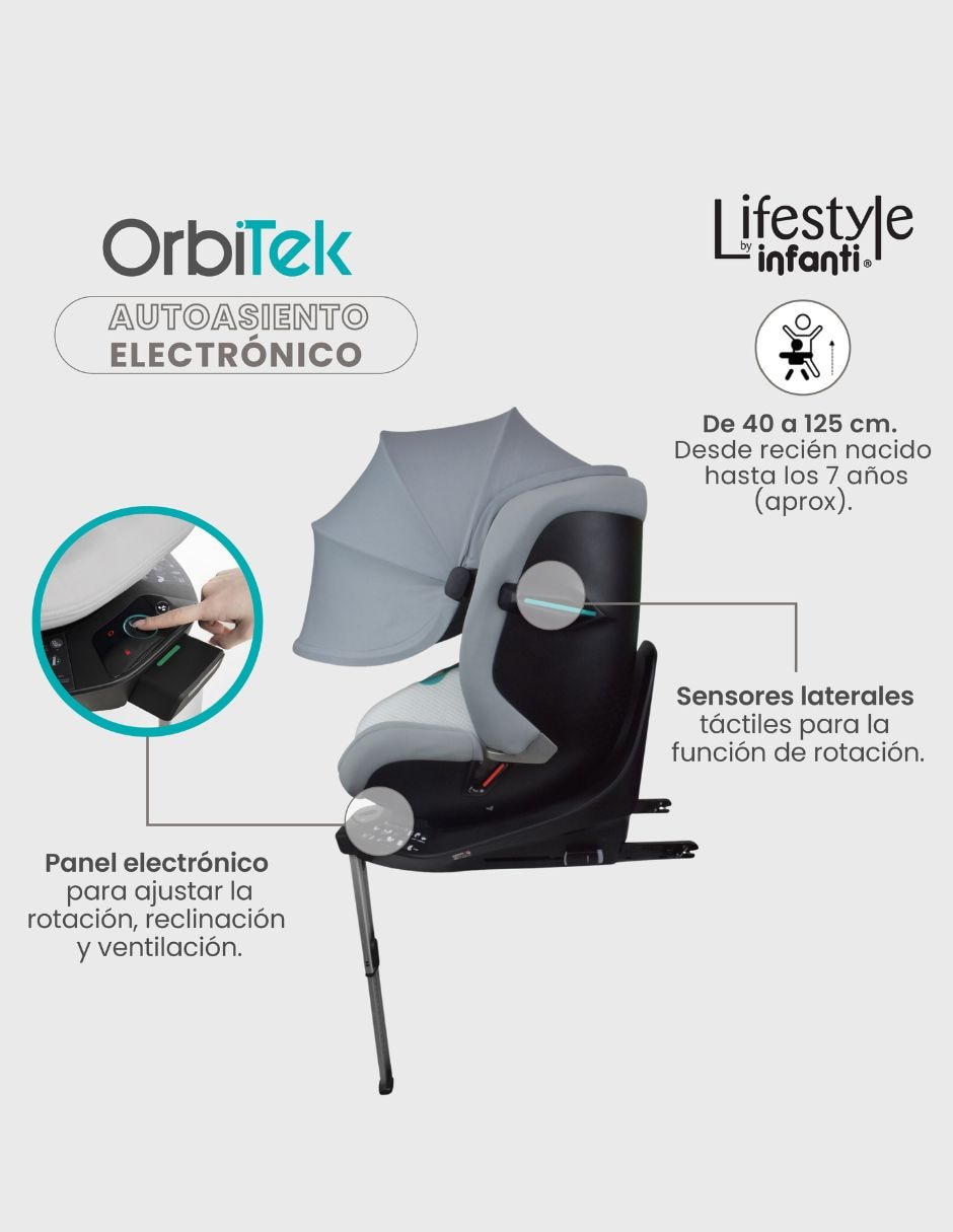 Autoasiento compatible con anclaje isofix 7