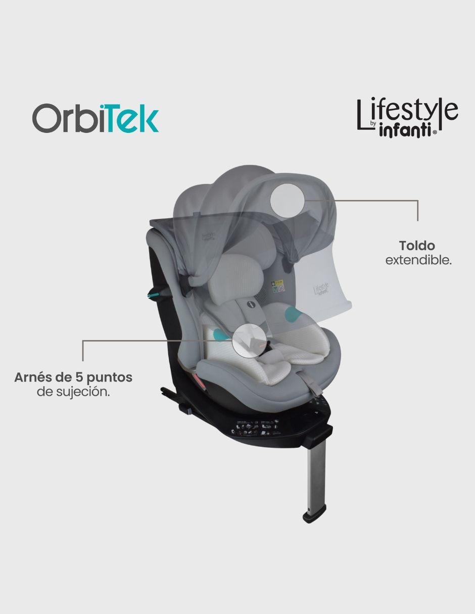 Autoasiento compatible con anclaje isofix 8